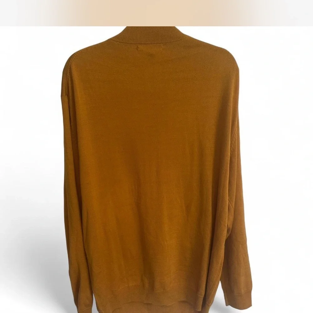 Men's Wool Blend Turtleneck Sweater in Trendy Fall Color by Linea Umol